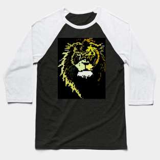 Pixel lion Baseball T-Shirt